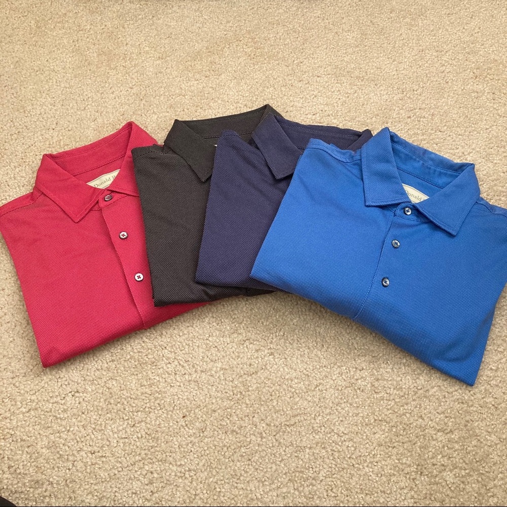 LOT of 4 Donald Ross Golf Polos